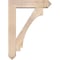 Ekena Millwork Imperial Arts and Crafts Smooth Bracket w/ Offset Brace, Douglas Fir, 7 1/2"W x 32"D x 44"H BKT0806X32X44IMP03SDF - alternate 3